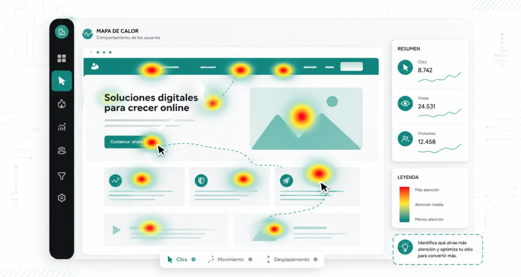 7 formas poderosas de usar Hotjar como técnica de marketing y mejorar tu sitio web 1 Mapa De Calor En Hotjar Tecnica De Marketing Analizando Clics